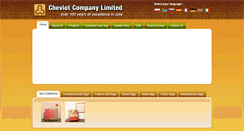 Desktop Screenshot of cheviotjutebags.com